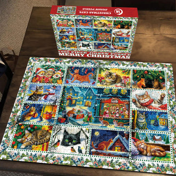 I gatti di Natale puzzle puzzle 1000 pezzi